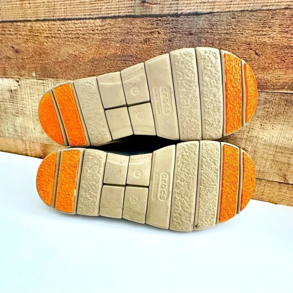 Crocs Casual Lace Up Canvas Boat Slip On Shoes - Picture 7 of 7